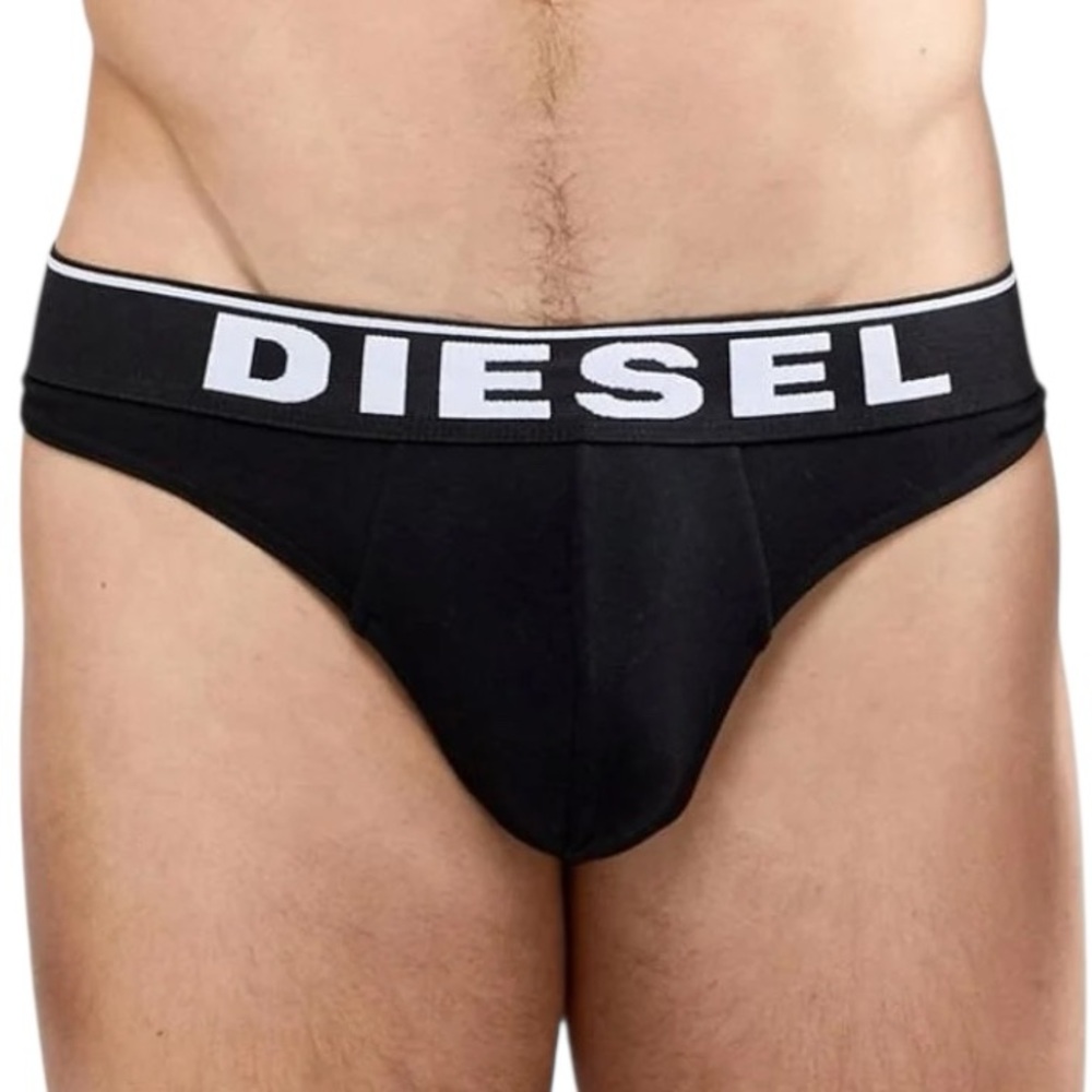 Diesel Men's Black Umbro Briefs Underwear Athleisure Activewear Size S